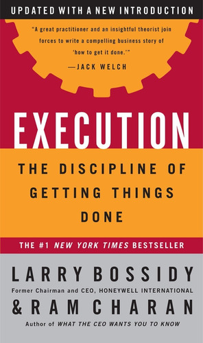 Libro Execution: The Discipline Of Getting Things Done