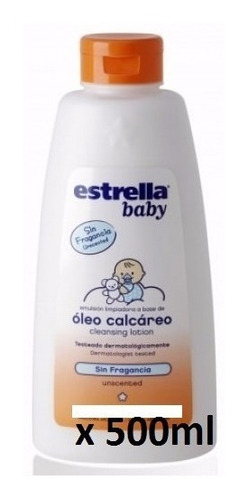 Estrella Oleo Calcareo Bebes S/ Fragancia 6 Botellas X 500ml