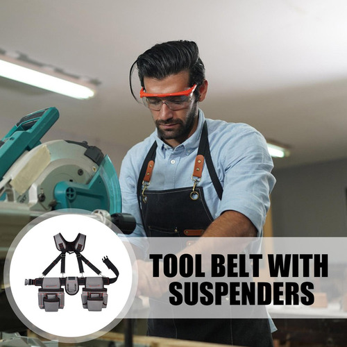 Cx Cinto De Ferramentas Com Suspensórios Bolsa De