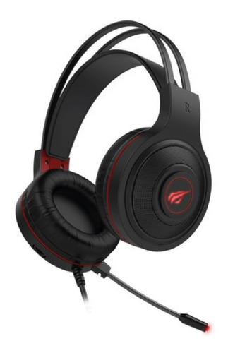 Imagen 1 de 2 de Diadema Gamer Havit H2011d Led Usb + Jack 3.5 Pc Ps4 @pd