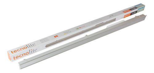 Lámpara Techo Led Ofic Hygiea 20w Alum Satin 4000k Tecnolite Color Satinado