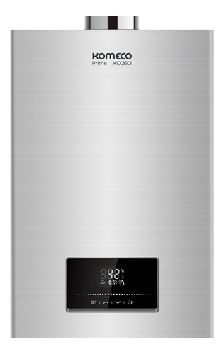 Aquecedor Komeco Ko 26di Prime Wifi 26 Litros Gás Glp E Kit Cor Inox