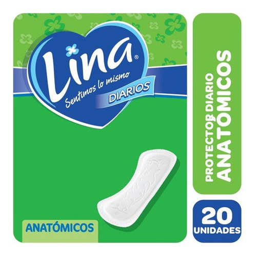 Lina Anatómicos Protector Diario 20 Unidades