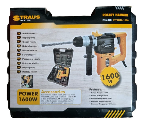 Rotomartillo Straus 1600w - Queoferta.uy