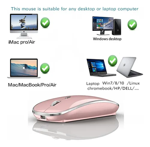 Mouse Inalámbrico Jetta Para Macbook Pro/air, Portátil, Escr