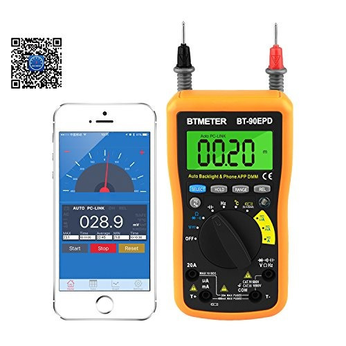 Multímetro Btmeter Bt-90epd Rango Automático Avómetro