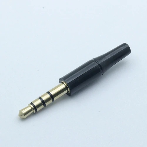 Imagen 2 de 2 de Ficha Mini Plug Stereo 3.5mm 4 Polos Reparación Auricular