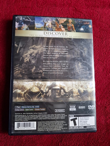 Final Fantasy Xii (ps2) (2006) Original (Usado)