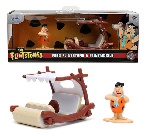 Fred Flintstone E Flintmobile - The Flintstones 1/32 - Jada