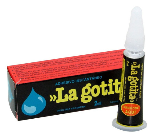 Adhesivo Liquido Instantaneo 2 Ml La Gotita