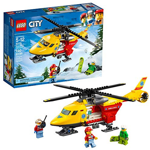 Kit De Construcción Lego City Ambulance Helicopter 60179, Nu