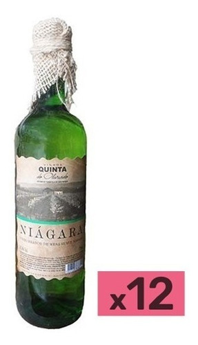 Kit 12 Gfs - Vinho Branco Suave Niagara - Quinta Do Olivardo