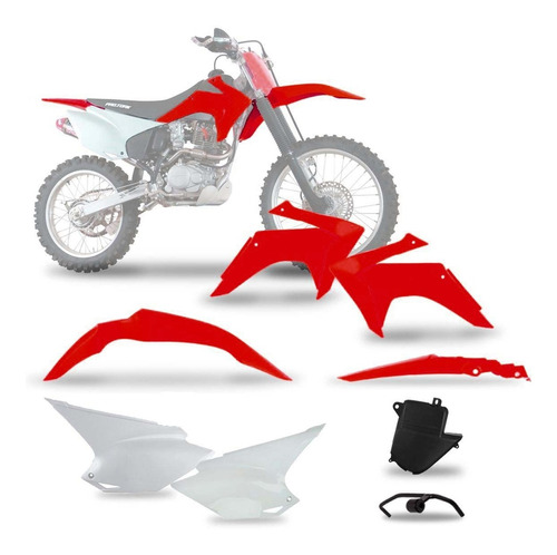 Kit Plástico Completo Crf 230 Biker F21 Rider Oferta  Nfe