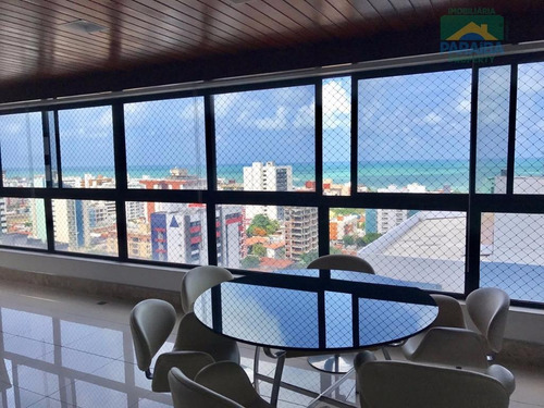 Imagem 11 de 15 de Apartamento Residencial Mobiliado Para Venda E Locação, Cabo Branco, João Pessoa. - Ap0894