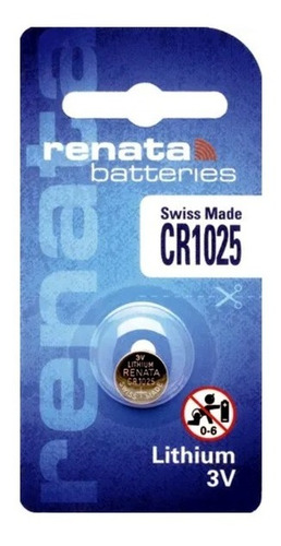 Bat. Cr1025 Renata 3v