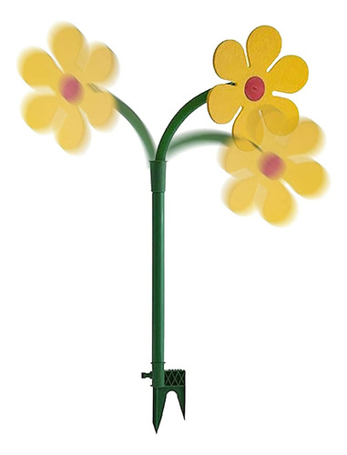 Flor Bailarina De Regado Automatico Divertida Para Jardin M®