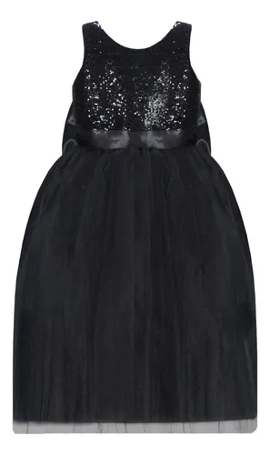Vestidos de niña negro con dorado new arrivals
