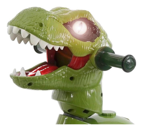 Moto Eléctrica Prinsel Mini Quad Dinosaurio Color Verde oscuro