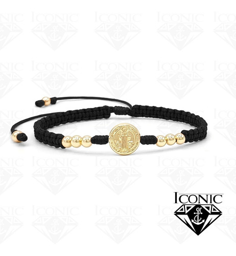 Pulsera San Benito De Abad Oro Laminado 18k Iconic Store