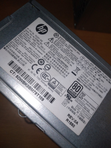 Fuente De Poder Hp Para Podesk Y Elite Desk (Usado)