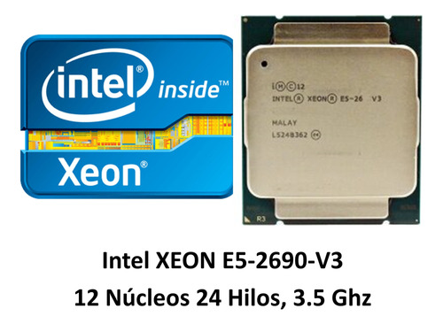 Procesador Intel Xeon E5-2690 V3 12núcleos 24hilos 3.5ghz