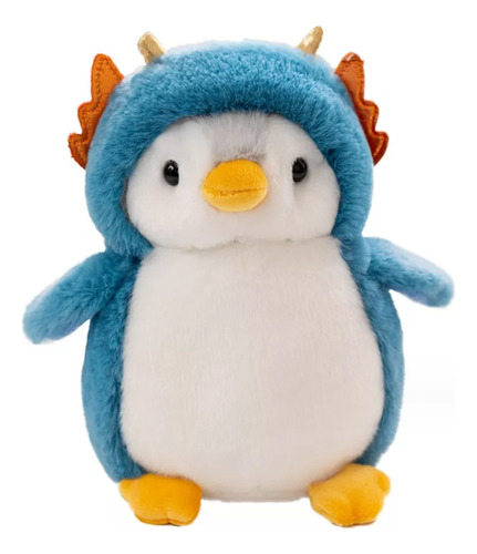 Pingüino De Peluche Disfrazado De Dinosaurio Conejo Unicorni