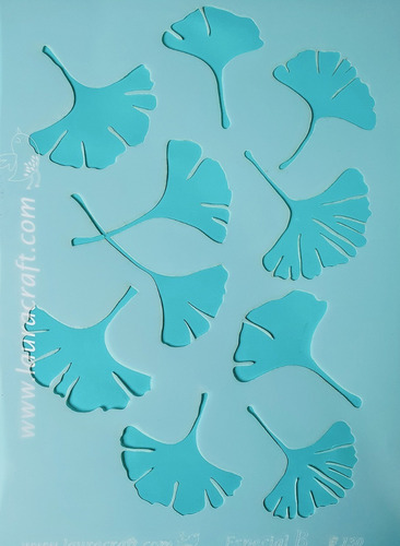 Stencil Laura Craft Set Ginkgo Biloba