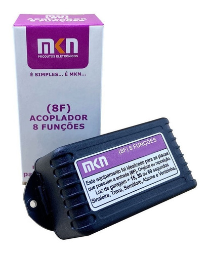Modulo Acoplador 8 Funções Mkn Trava Sinaleiro Garen 8f