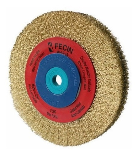 Cepillo Circular Amoladora Banco 175 Mm - 8h - Fecin Español