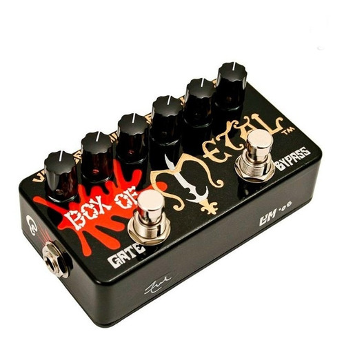 Pedal Distorsión Zvex Box Of Metal Hand Painted Oferta!!!