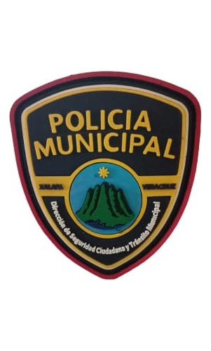 Insignia De Pvc Policia Municipal De Xalapa Veracruz