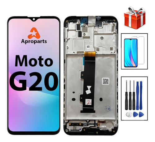 Pantalla Lcd Compatible Con Motorola Moto G20 Con Marco