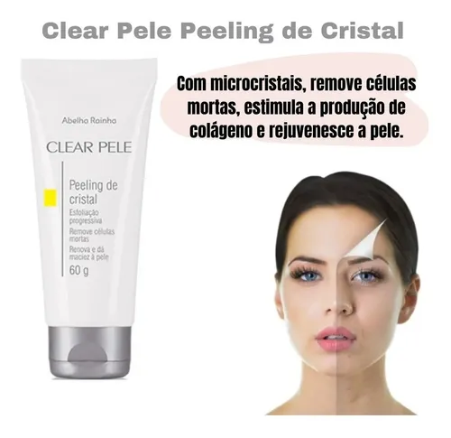 Kit 2 Creme Facial Clareador Dia Com FPS-15 Clear Pele Abelha Rainha 30g