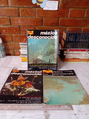 Paquete De Tres Revistas México Desconocido