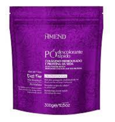 Pó Decolorante Amend Colágeno Y Proteína De Seda + Ox 950ml Tom 30vl