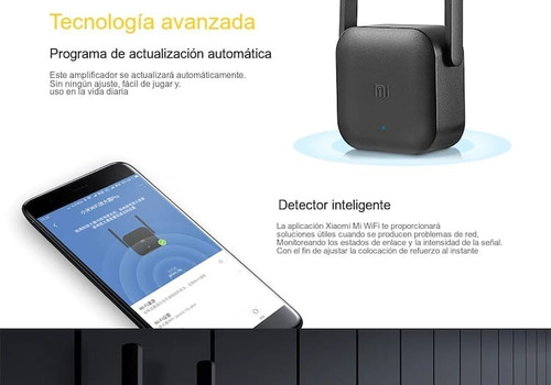 Imagen 7 de 8 de Extensor Repetidor Wifi Xiaomi Original 2 Antenas 300mbs