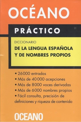 Dicc.practico De La Lengua Española Y Nombres Propios Oceano