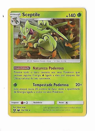 Kit Pokémon Sceptile Grovyle Treecko Tempestade Celestial