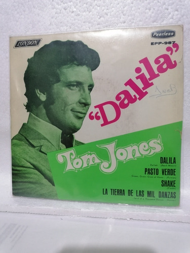 Disco De Vinil En 45 Rpm Ep  Tom Jones / Dalila