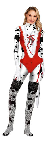 Disfraz De Animal Para Mujer/ Talla Xl/dalmata