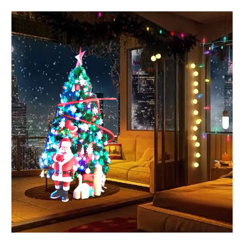 Proyector Ventilador Led Holograma 3d, 3d Árbol Navidad