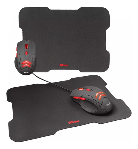 Mouse Trust Ziva Gamer 6 Botoness + Pad Mouse Combo