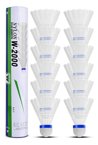 Petecas, 12 Peças De Bolas De Badminton De Nylon De Alta Vel