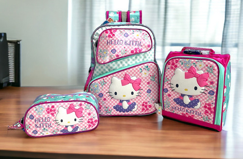 Lonchera Escolar Hello Kitty Eva - Nuevo - Original