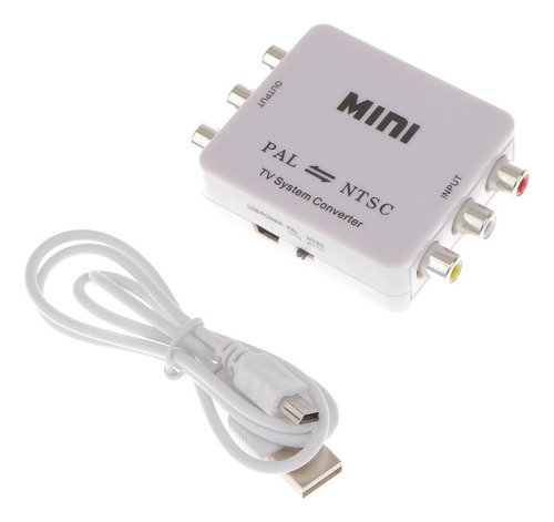 Conversor De Sistema Mini-tv Pal A Ntsc - Conexiones Rca Pal