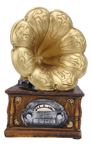 Modelo De Tocadiscos Fonógrafo, Gramófono Retro, Resina