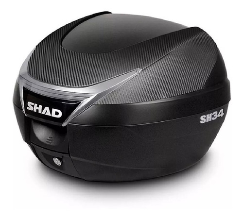 Baul Shad 34 Litros Carbono Para 1 Casco Español Rpm1240