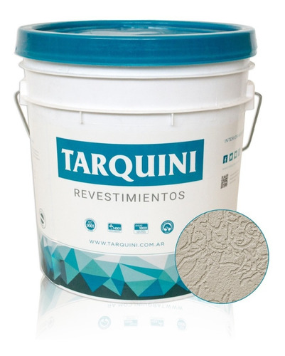 Revestimiento Pared Tarquini Impermeable Textur Color Blanco