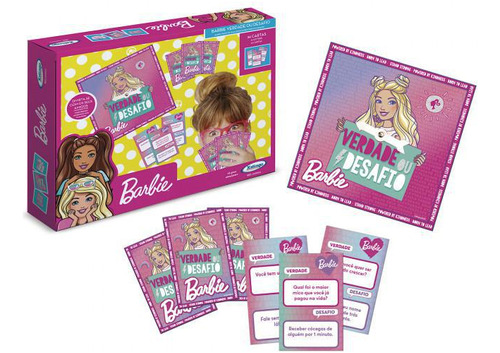 Jogo Verdade Ou Desafio Da Barbie - Xalingo 23132