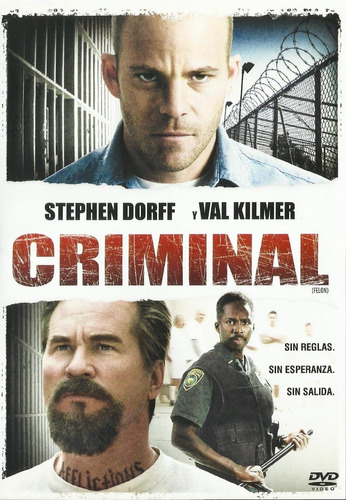 Criminal (felon) Dvd Película Nuevo